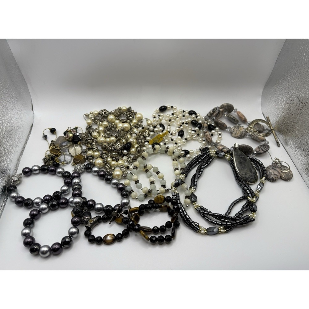 Jewelry Lot Necklaces Bracelet Earrings Dabby Reid Alexander Kalifano Stones